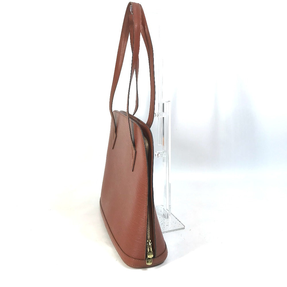 LOUIS VUITTON M52283 Epi Leather Backpack Shoulder Bag, Brown, Women's