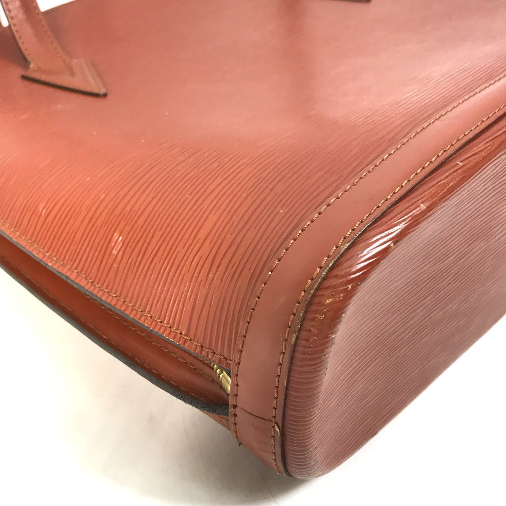 LOUIS VUITTON M52283 Epi Leather Backpack Shoulder Bag, Brown, Women's