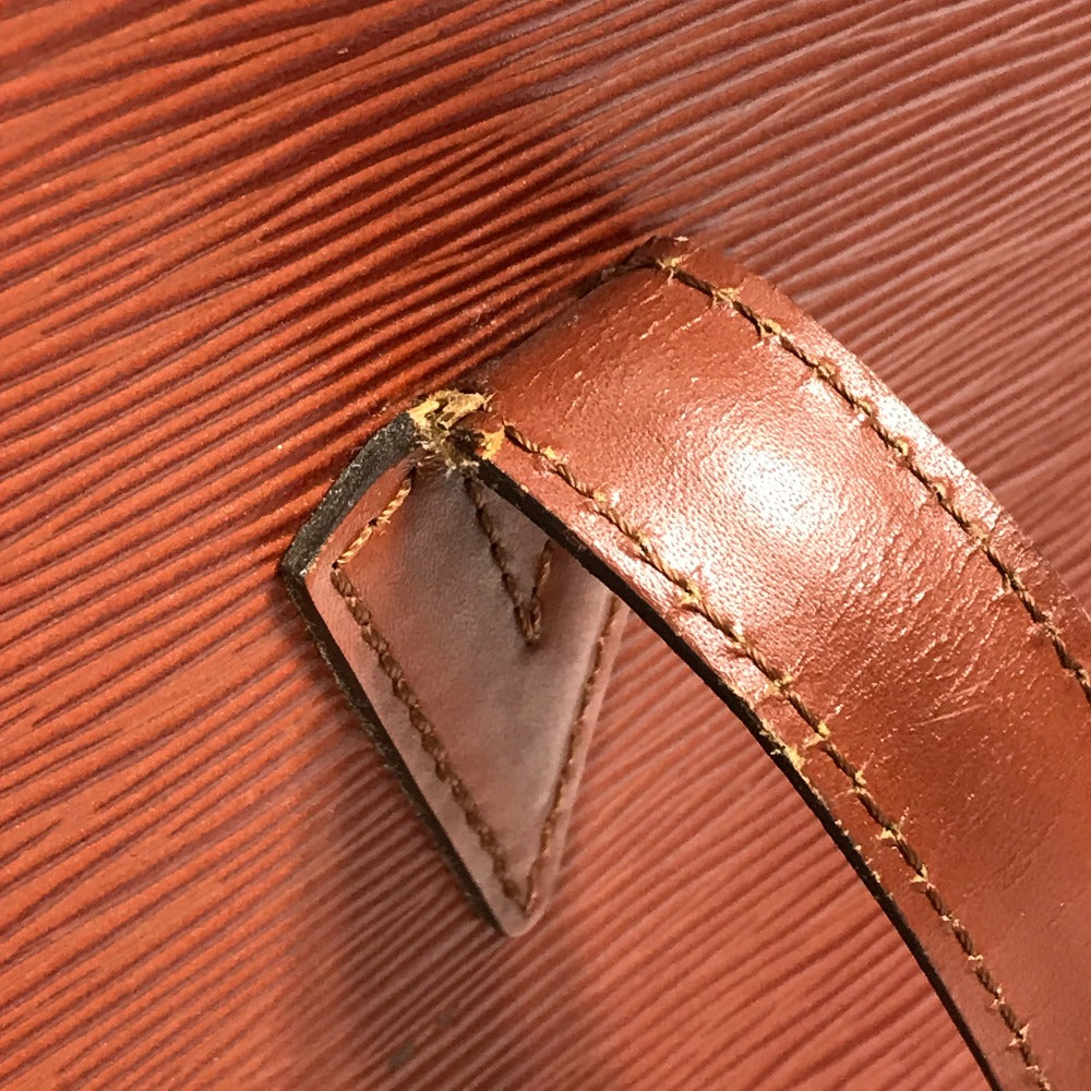 LOUIS VUITTON M52283 Epi Leather Backpack Shoulder Bag, Brown, Women's