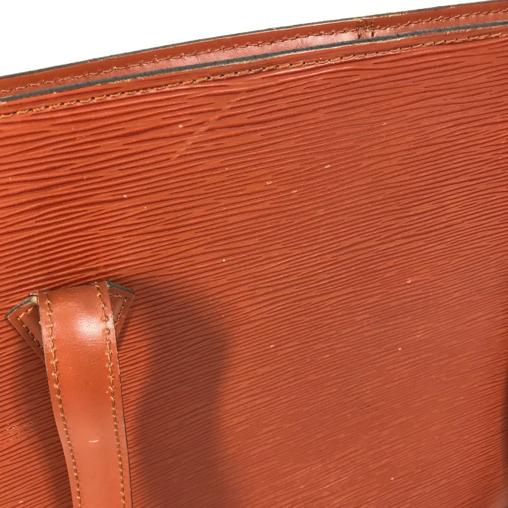 LOUIS VUITTON M52283 Epi Leather Backpack Shoulder Bag, Brown, Women's
