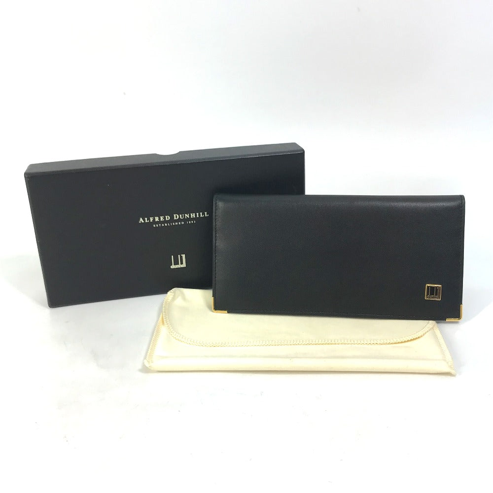 Dunhill ロゴ 2つ折り 長財布 レザー メンズ - brandshop-reference