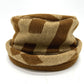 HERMES H logo camel hat, women's, brown