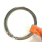 HERMES Fringe Carmen Unodos Bag Charm Key Ring Keychain Anjo Miro Women's Orange x Yellow