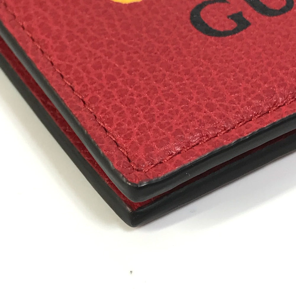 GUCCI 496309 GUCCI プリント ヴィンテージ ロゴ 札入れ カードケース 2つ折り財布 レザー ユニセックス |  brandshop-reference