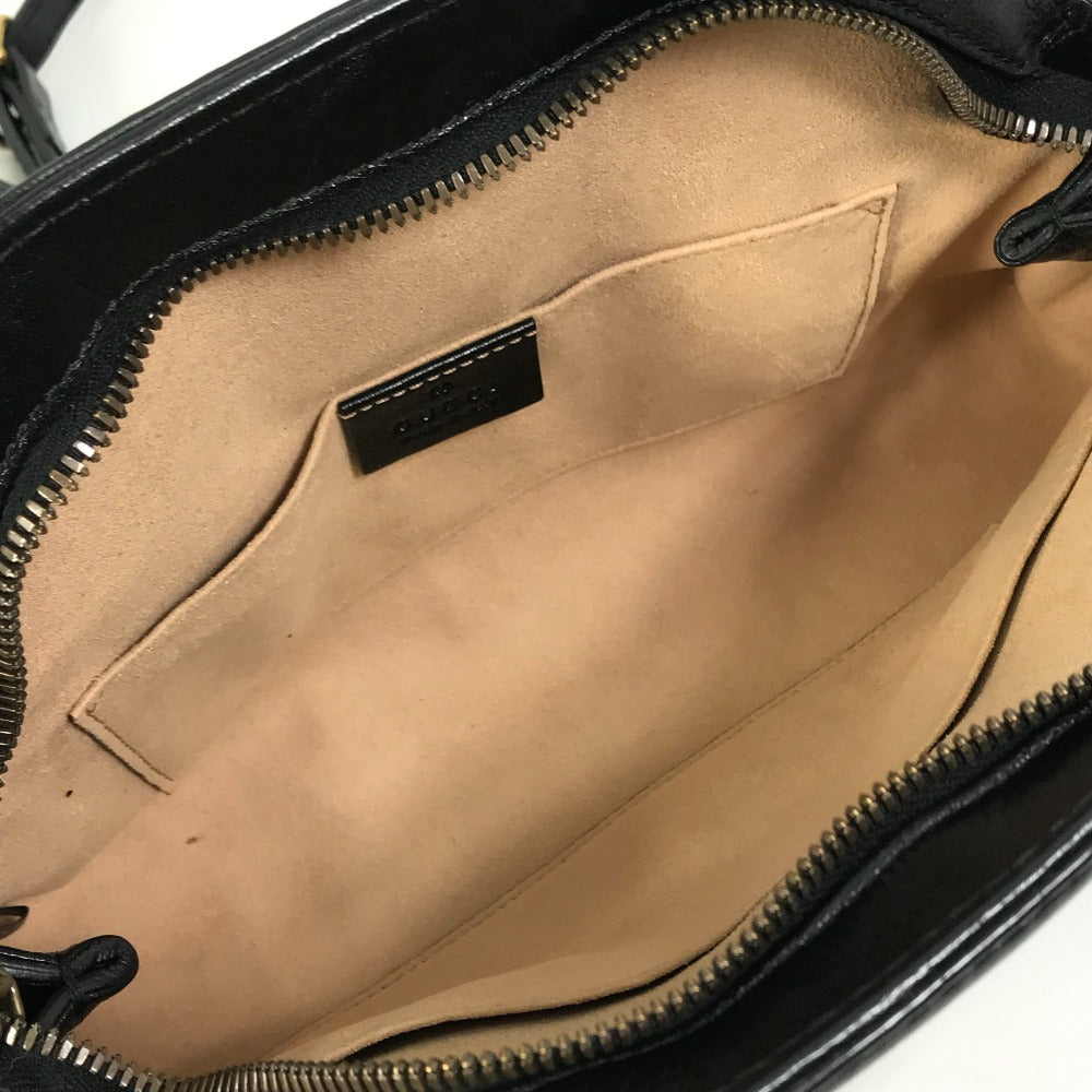 GUCCI 524620 GGマーモント リベル タイガー キャットヘッド クラッチバッグ 斜め掛け 肩掛け ショルダーバッグ レザー レディース - brandshop-reference