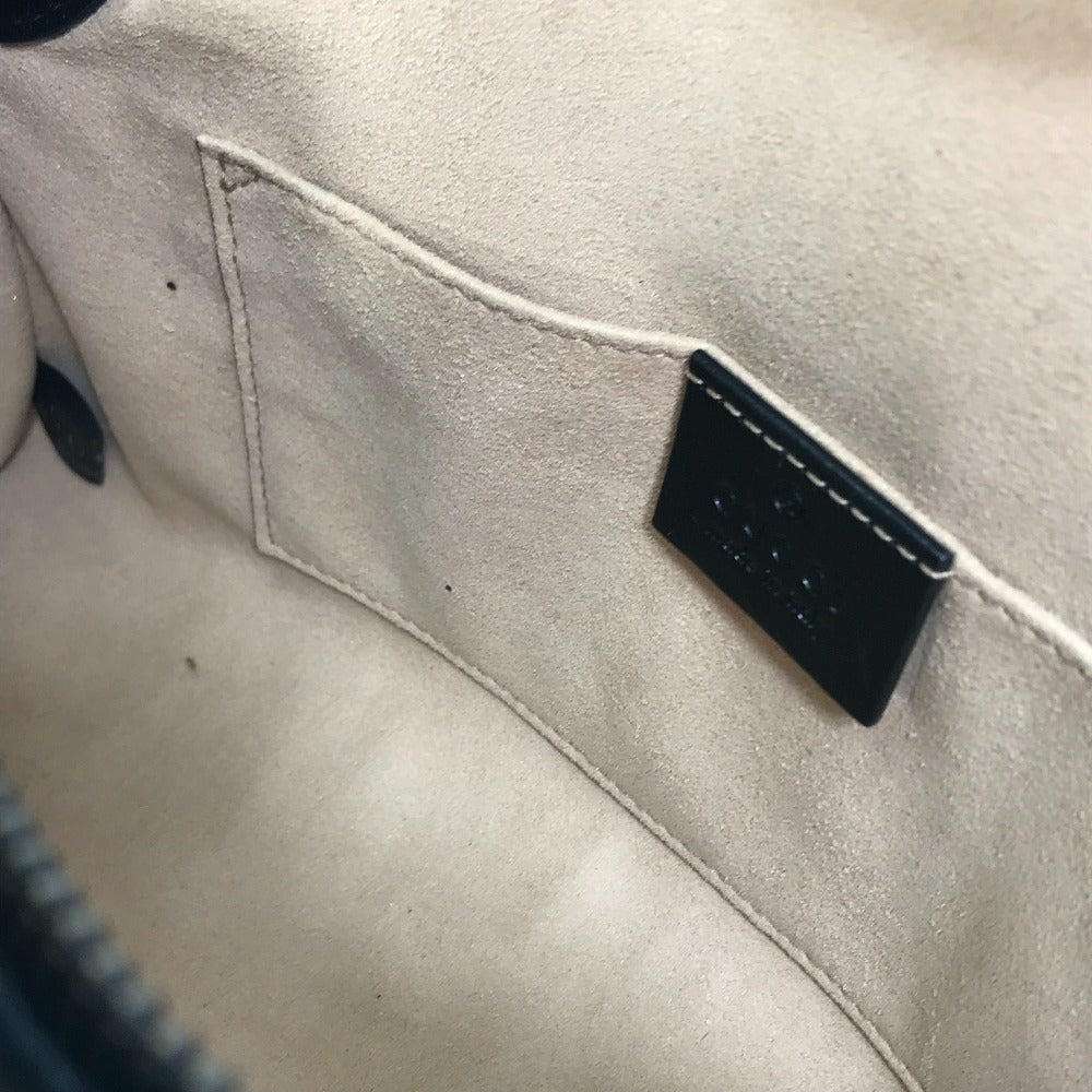 GUCCI 524620 GGマーモント リベル タイガー キャットヘッド クラッチバッグ 斜め掛け 肩掛け ショルダーバッグ レザー レディース - brandshop-reference