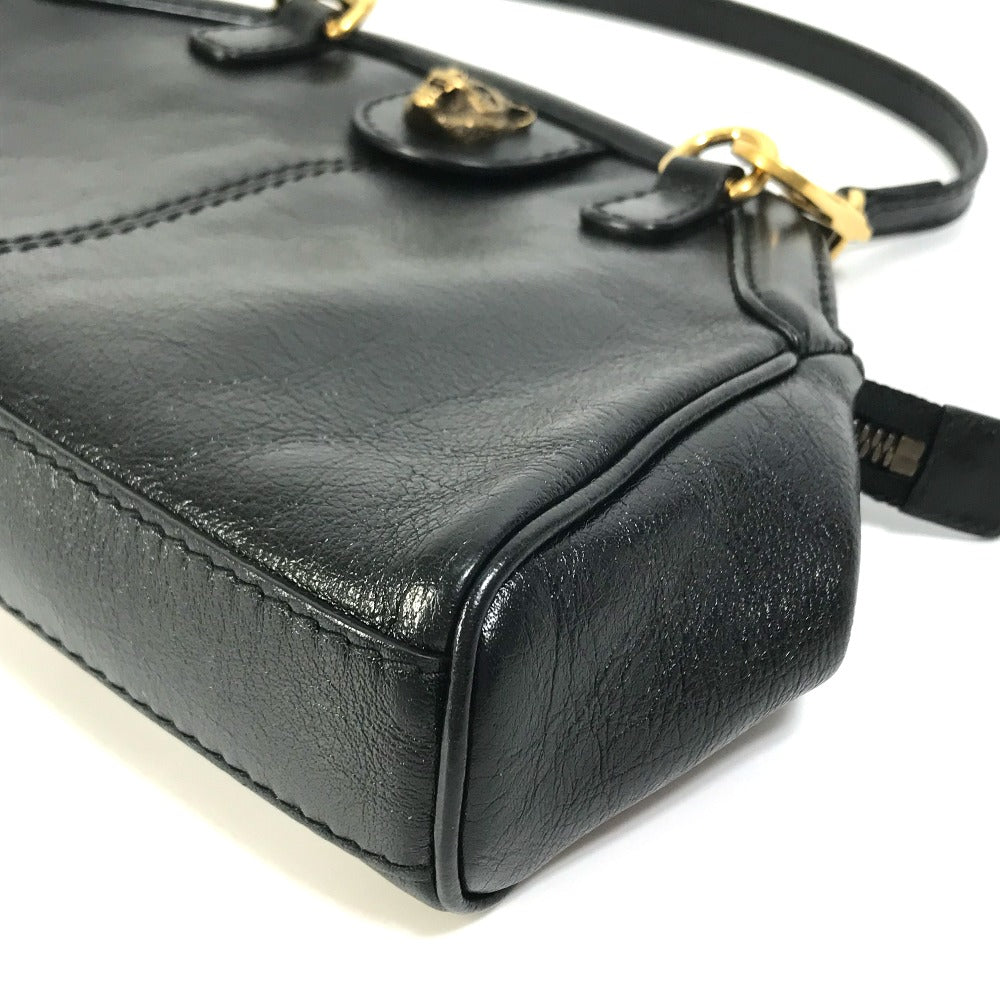 GUCCI 524620 GGマーモント リベル タイガー キャットヘッド クラッチバッグ 斜め掛け 肩掛け ショルダーバッグ レザー レディース - brandshop-reference