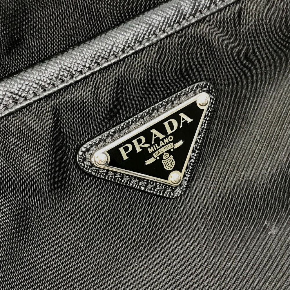 PRADA トライアングルロゴ フラット カバン 斜め掛け クロスボディ ショルダーバッグ ナイロン ユニセックス - brandshop-reference