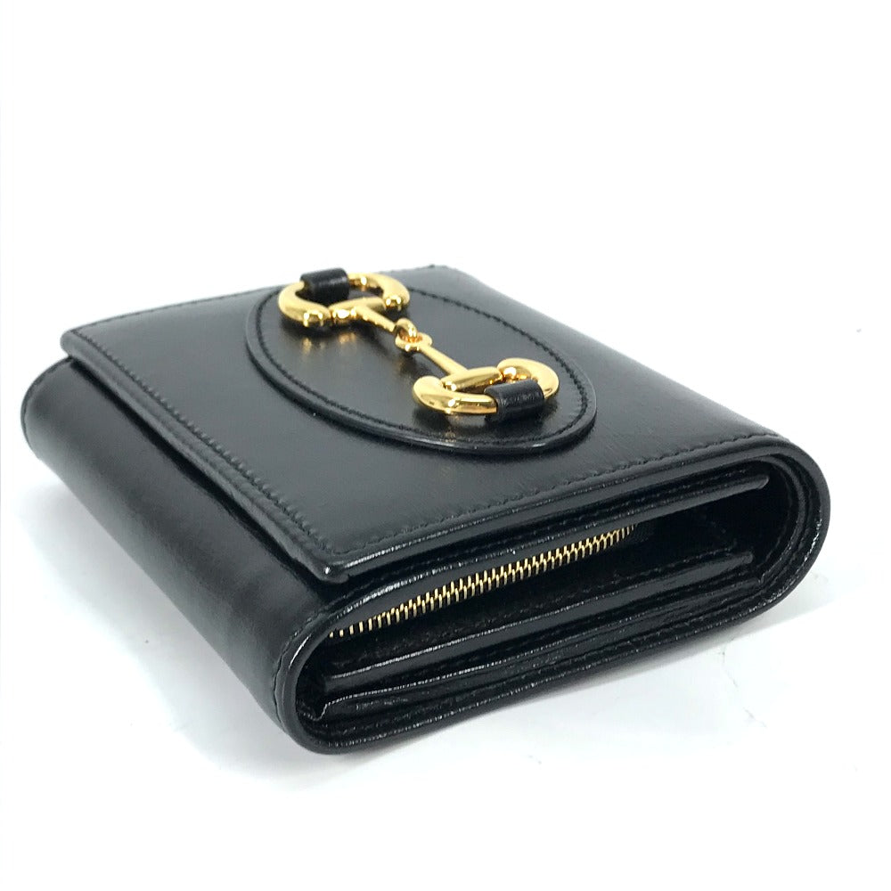 GUCCI 621891 コンパクトウォレット ホースビット ミディアムウォレット 2つ折り財布 レザー レディース - brandshop-reference