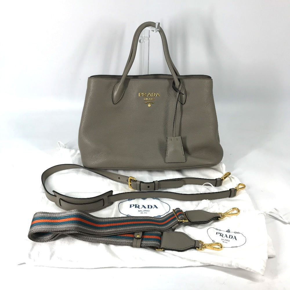 PRADA 1BA579 ロゴ VIT.DAINO 2WAY ハンドバッグ 斜め掛け 肩掛け ショルダーバッグ レザー レディース