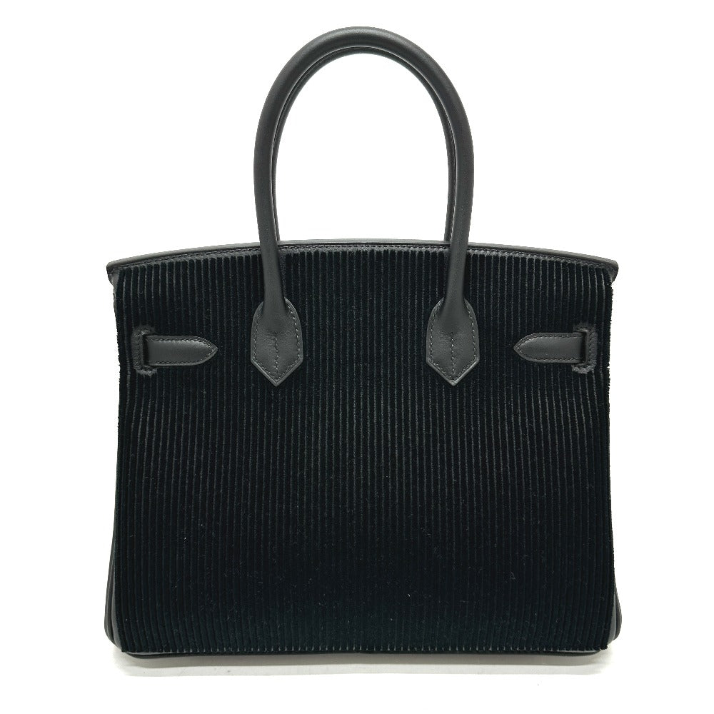 HERMES Birkin 30 Court a Court Tote Bag Handbag in Swift Leather, Black
