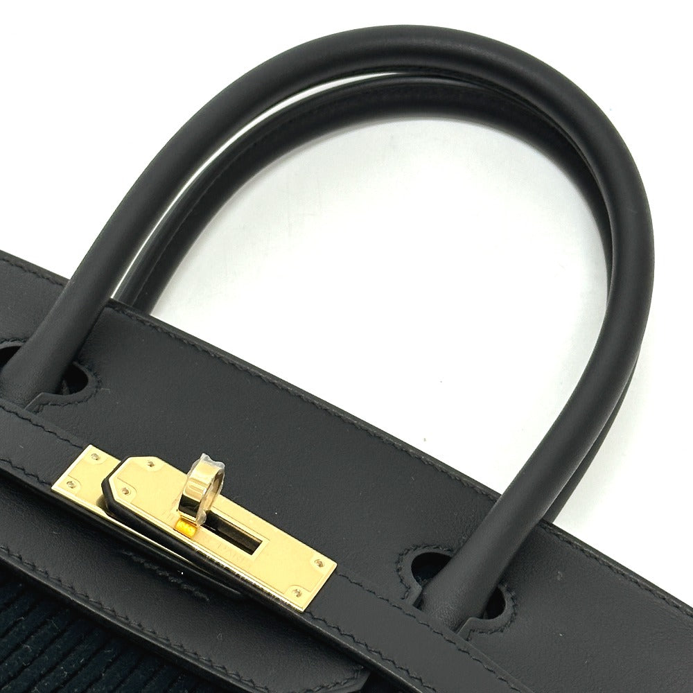 HERMES Birkin 30 Court a Court Tote Bag Handbag in Swift Leather, Black