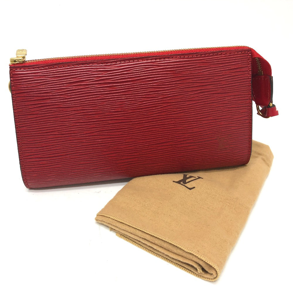LOUIS VUITTON M40776 Epi Leather Pochette Accessory Handbag Shoulder Bag in Red, Women's