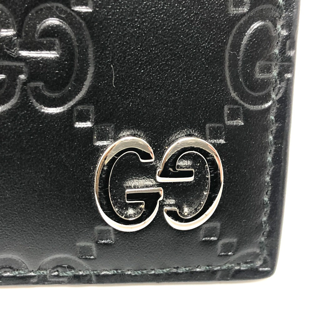 GUCCI 473927 シマ カードケース レザー メンズ - brandshop-reference