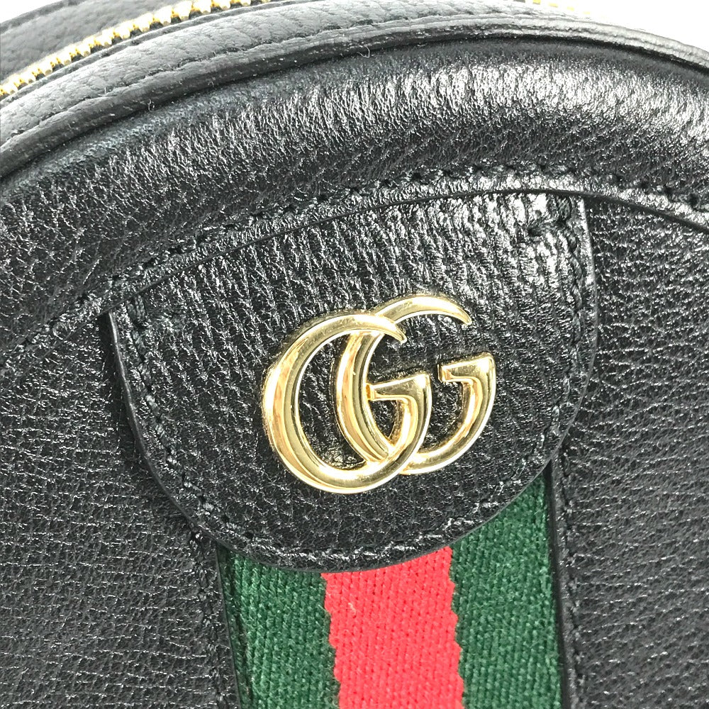 GUCCI 550618 シェリーライン GG オフィディア ミニ ラウンド ポシェット 斜め掛け チェーンバッグ ショルダーバッグ レザー レディース - brandshop-reference