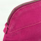 HERMES Bolide Mini Makeup Pouch, Canvas, Women's, Pink