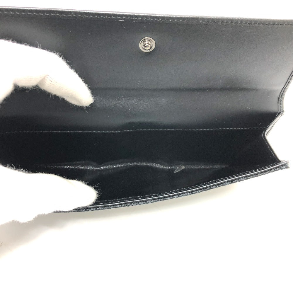 GUCCI 035.2184 GG Jackie Long Wallet, Bifold Wallet, GG Canvas, Women's, Black