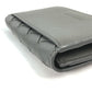 BOTTEGA VENETA 605720 Bifold Intrecciato Leather Pass Case/Business Card Case for Men, Gray