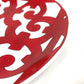 HERMES 17cm Gadalquivir No. 3 Plate, Ceramic Bread Plate, Dish Plate, Unisex, Red and White