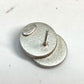 CHANEL CC Coco Mark 99C Double Circle Accessory Earrings, Metal, Women's, Silver