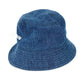 MIUMIU 5HC196 Denim Logo Bucket Hat, Bob Hat, Cotton, Women's, Blue