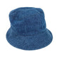 MIUMIU 5HC196 Denim Logo Bucket Hat, Bob Hat, Cotton, Women's, Blue