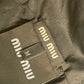 MIUMIU 5HC196 Denim Logo Bucket Hat, Bob Hat, Cotton, Women's, Blue