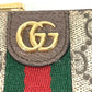 GUCCI 671722 GG Supreme Ophidia Coin Purse with Key Hook, GG Supreme Canvas, Beige, Women's