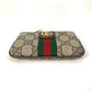 GUCCI 671722 GG Supreme Ophidia Coin Purse with Key Hook, GG Supreme Canvas, Beige, Women's