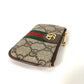 GUCCI 671722 GG Supreme Ophidia Coin Purse with Key Hook, GG Supreme Canvas, Beige, Women's
