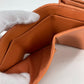 CHANEL AP0230 CC Coco Mark Matelasse Quilted Compact Wallet Tri-fold Lambskin Women's Orange