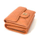 CHANEL AP0230 CC Coco Mark Matelasse Quilted Compact Wallet Tri-fold Lambskin Women's Orange