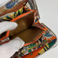 HERMES Azap Silkin Compact Coin Purse Wallet Leather Women's White