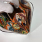 HERMES Azap Silkin Compact Coin Purse Wallet Leather Women's White