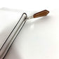 HERMES Azap Silkin Compact Coin Purse Wallet Leather Women's White