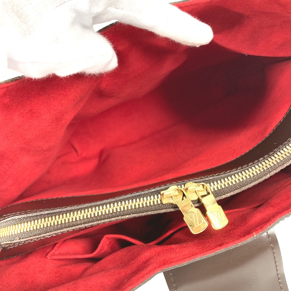 LOUIS VUITTON N41540 ダミエ システィナ GM トートバッグ カバン ショルダーバッグ ダミエキャンバス レディース エベヌ ブラウン - brandshop-reference