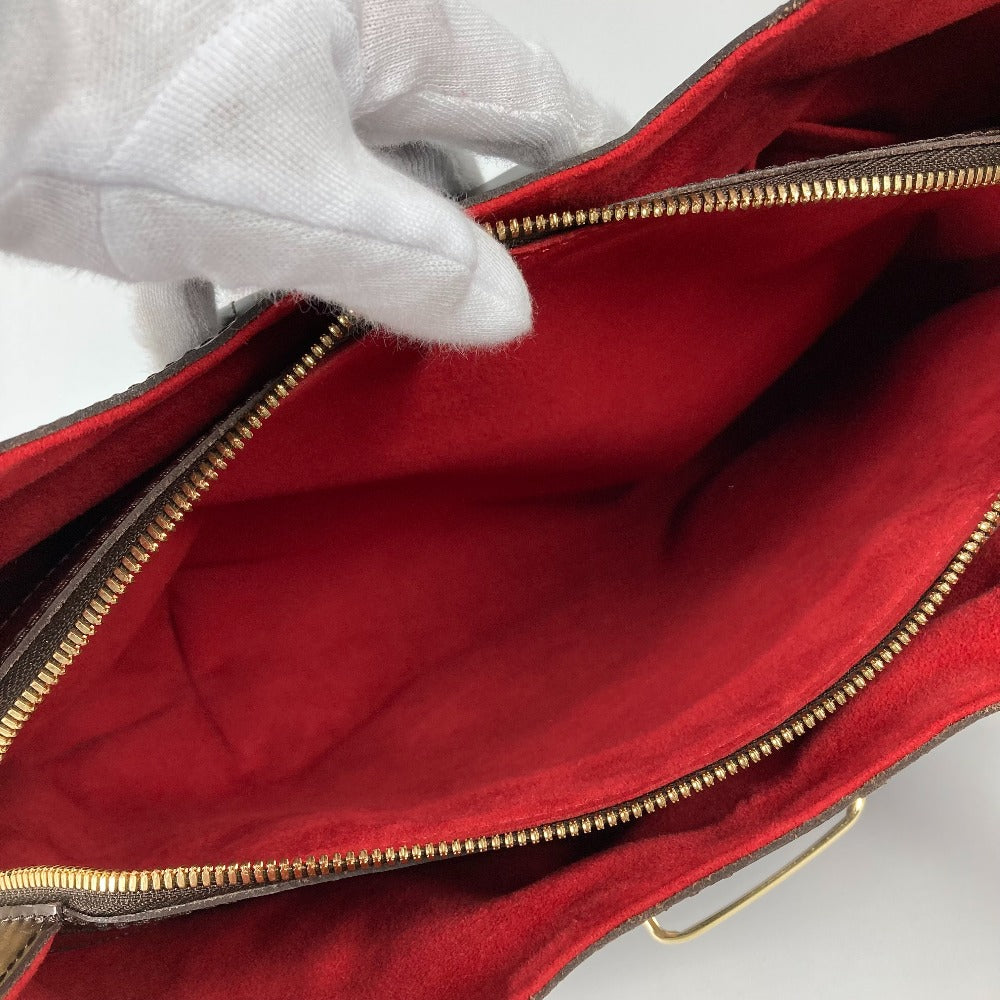 LOUIS VUITTON N41540 ダミエ システィナ GM トートバッグ カバン ショルダーバッグ ダミエキャンバス レディース エベヌ ブラウン - brandshop-reference