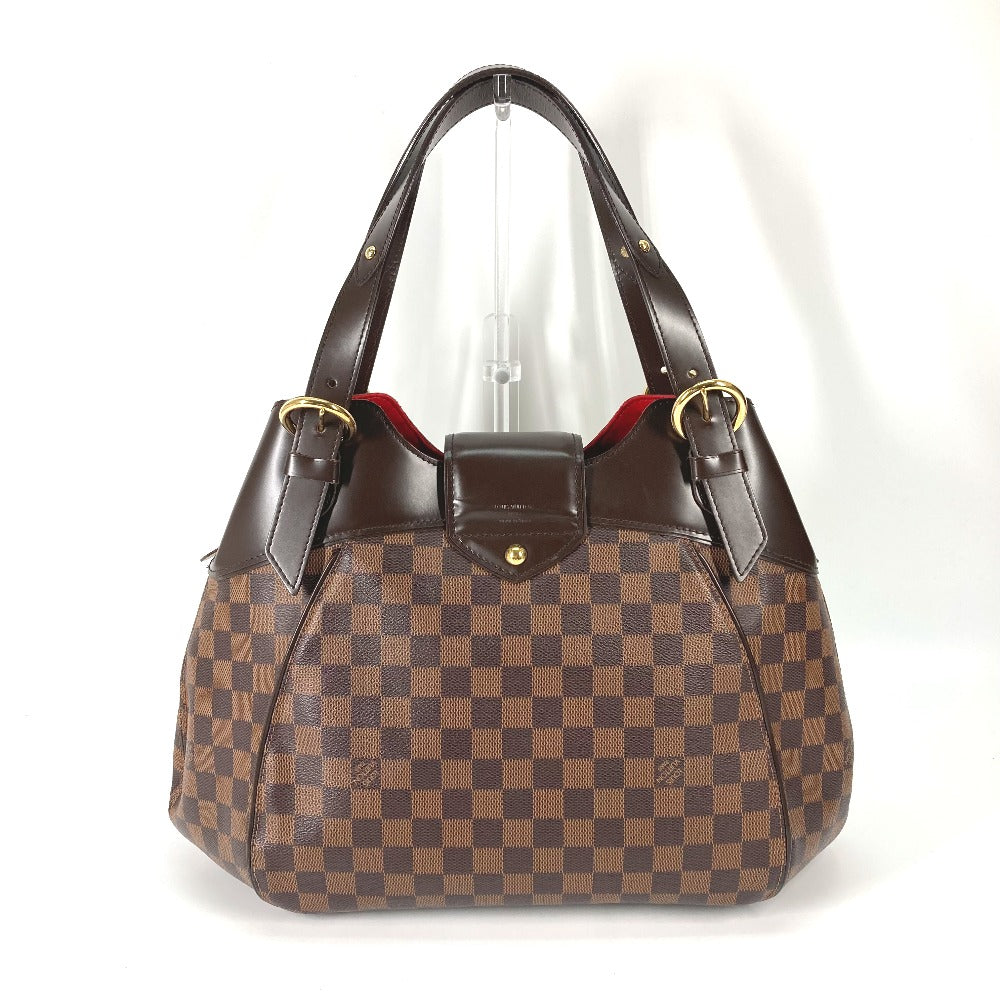 LOUIS VUITTON N41540 ダミエ システィナ GM トートバッグ カバン ショルダーバッグ ダミエキャンバス レディース エベヌ ブラウン - brandshop-reference