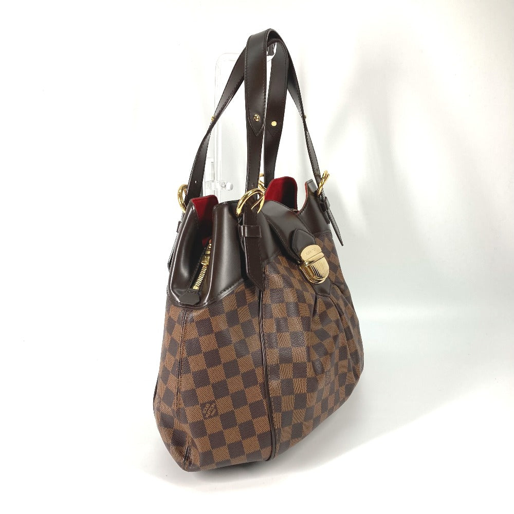 LOUIS VUITTON N41540 ダミエ システィナ GM トートバッグ カバン ショルダーバッグ ダミエキャンバス レディース エベヌ ブラウン - brandshop-reference