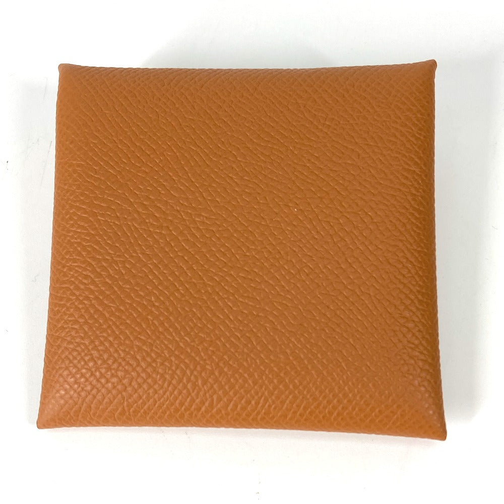 HERMES Bastia Coin Purse Wallet Coin Case Epson Men's Gold