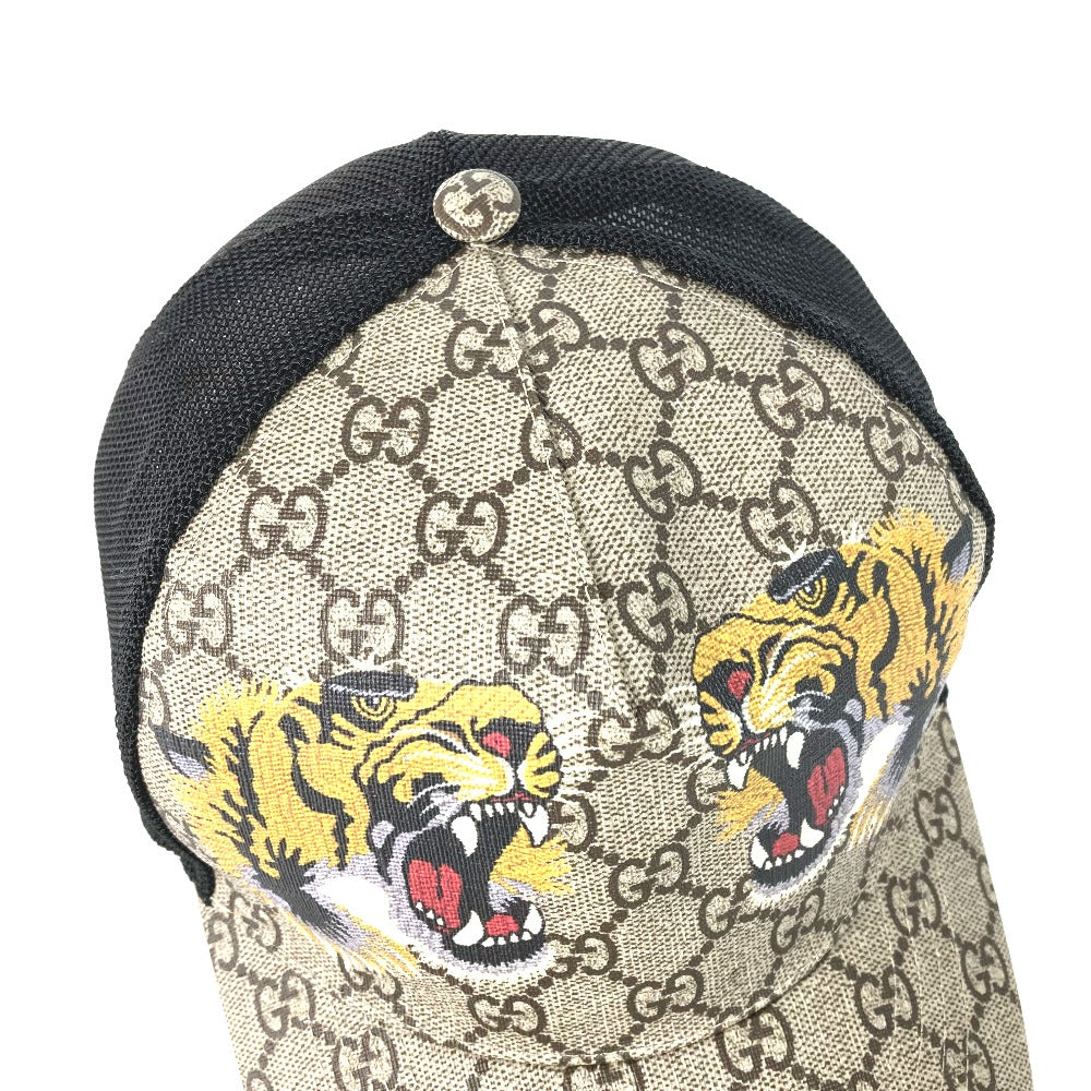 GUCCI 426887 GG タイガー 帽子 キャップ帽 ベースボール メッシュ キャップ コットン メンズ - brandshop-reference