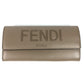 FENDI 8M0251 ロングウォレット FENDI ROMA コンチネンタル財布 フラップ 長財布 レザー レディース - brandshop-reference