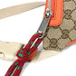 GUCCI 650299 ノースフェイス THE NORTH FACE コラボ GG ロゴ ベルトバッグ ベルトバッグ カバン クロスボディバッグ ボディバッグ レザー/キャンバス メンズ - brandshop-reference