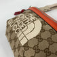 GUCCI 650299 ノースフェイス THE NORTH FACE コラボ GG ロゴ ベルトバッグ ベルトバッグ カバン クロスボディバッグ ボディバッグ レザー/キャンバス メンズ - brandshop-reference