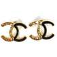 CHANEL 24Ｃ CC ココマーク アクセサリー ピアス メタル レディース ゴールド