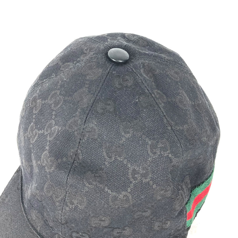 GUCCI 200035  GG 帽子 キャップ帽 ベースボール シェリーライン キャップ キャンバス メンズ - brandshop-reference