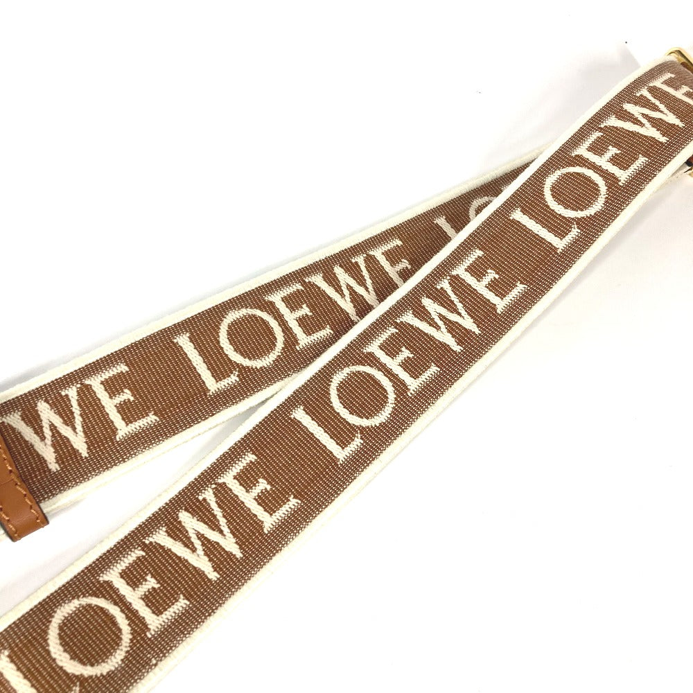 LOEWE ジャカード アナグラム 替えストラップ バッグアクセサリー ショルダーストラップ キャンバス/レザー レディース - brandshop-reference