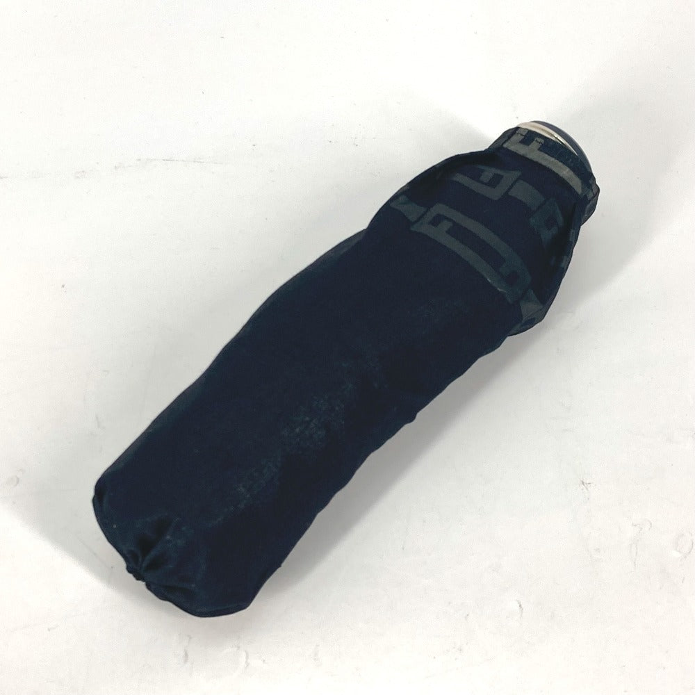 FENDI アンブレラ ロゴ 折り畳み傘 傘 ナイロン メンズ ブラック - brandshop-reference