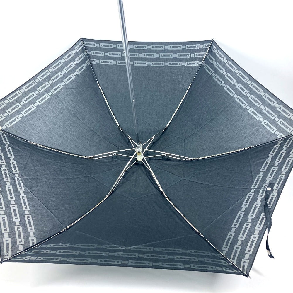 FENDI アンブレラ ロゴ 折り畳み傘 傘 ナイロン メンズ ブラック - brandshop-reference