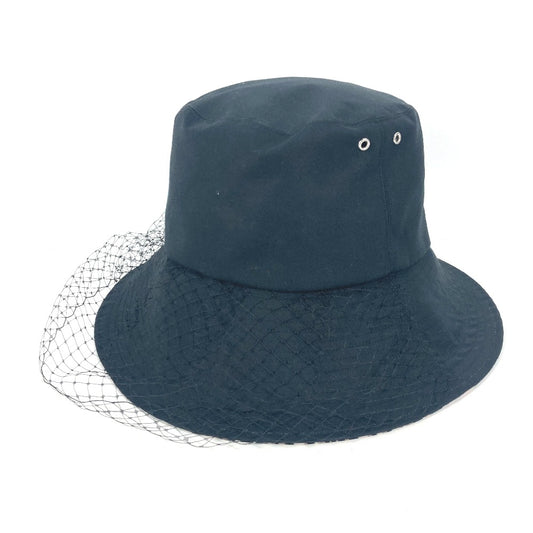 Dior 95TDD924G130 ハット帽 帽子 バケットハット ボブハット オブリーク TEDDY-D レースつき チュール付き ハット ポリエステル レディース